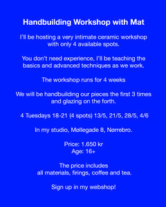 Handbuilding Workshop