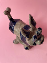 Load image into Gallery viewer, Stoneware cat (grey)
