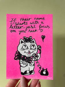 Cat wisdom card pack