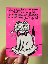 Load image into Gallery viewer, Cat wisdom card pack
