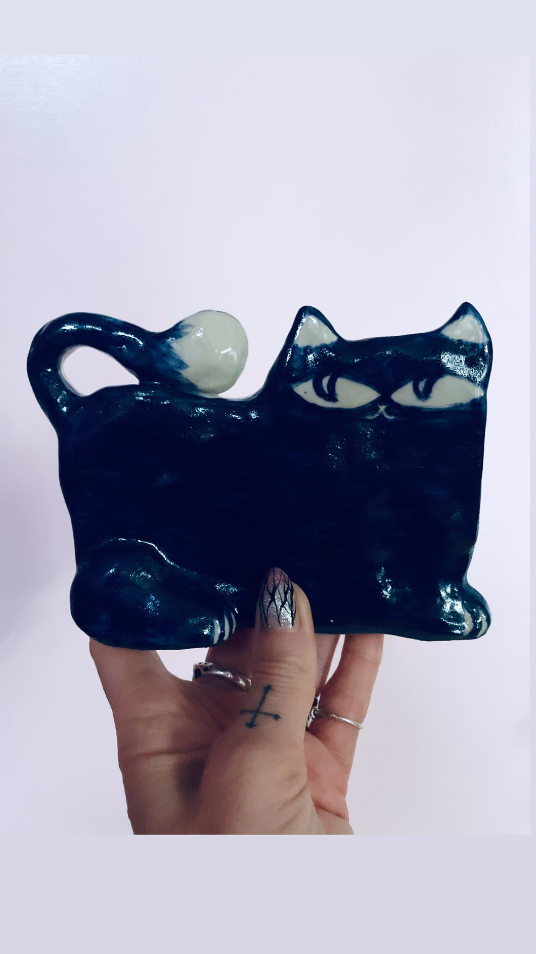 Blue-White Cat