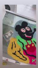 Load and play video in Gallery viewer, Tufted rug - Kill Mickey
