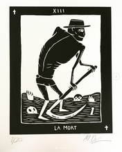Load image into Gallery viewer, Silkscreen tarot - La Mort
