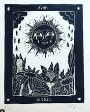 Load image into Gallery viewer, Silkscreen tarot - Le Soleil
